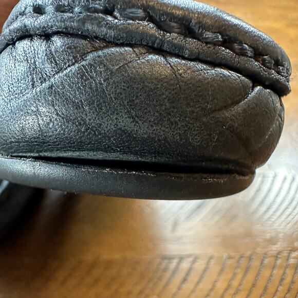 Coach Liam Driver Loafers Black Signature Jacquard Logo Print Coach Slide Sz 8.5 - Picture 3 of 16